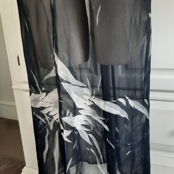 Francesca's Boho Chic Sheer High Waisted Long Skirt, Size Small - Picture 4 of 6